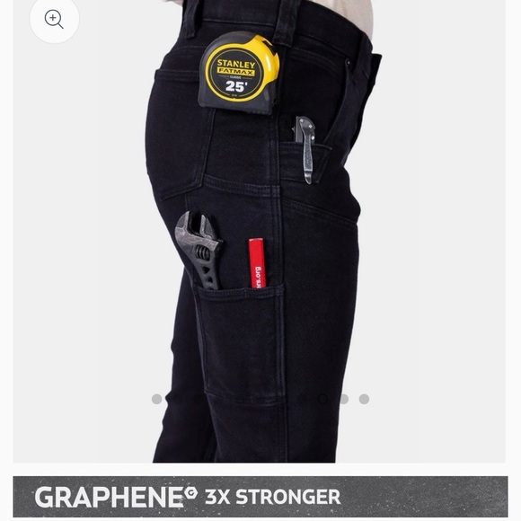 Dovetail Workwear Women’s Denim Pant Maven X Graphene - Picture 5 of 6